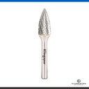 FRESA CÓNICA PUNTA AGUDA 12.7 x 19mm DENTADO:6 KLINGSPOR HF 100 G