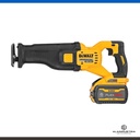 SIERRA SABLE A BATERIA 60V DEWALT DCS389T2-AR + 2 BATERIAS 6Ah + CARGADOR + BOLSO