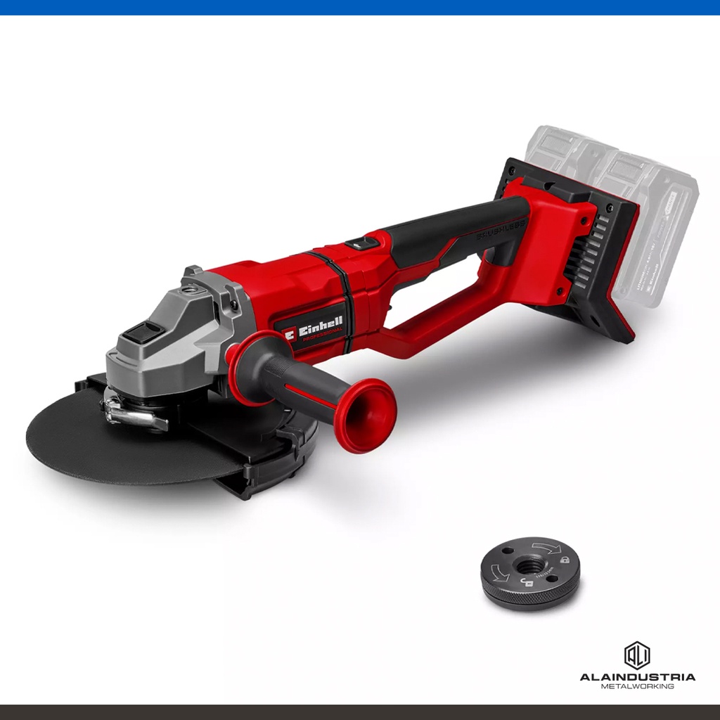 AMOLADORA ANGULAR A BATERIA 230mm 36V EINHELL AXXIO 36/230 Q (sin batería/cargador)
