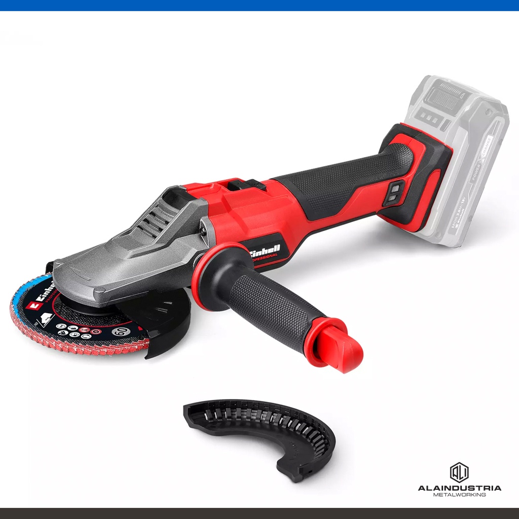 AMOLADORA ANGULAR A BATERIA 125mm 18V EINHELL TP-AG 18/125 F Li BL  (sin batería/cargador)