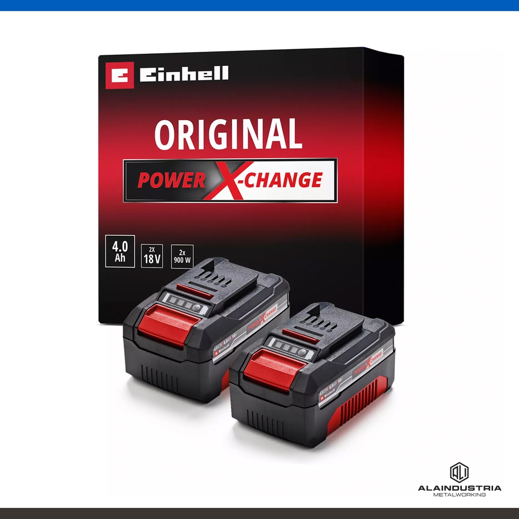 BATERÍA 18V 4.0Ah EINHELL PXC PACK 2 UNIDADES