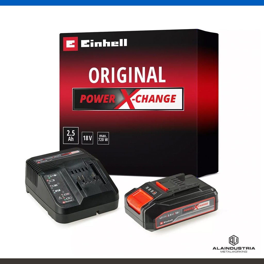 KIT CARGADOR Y BATERÍA 18V 2.5 Ah EINHELL PXC