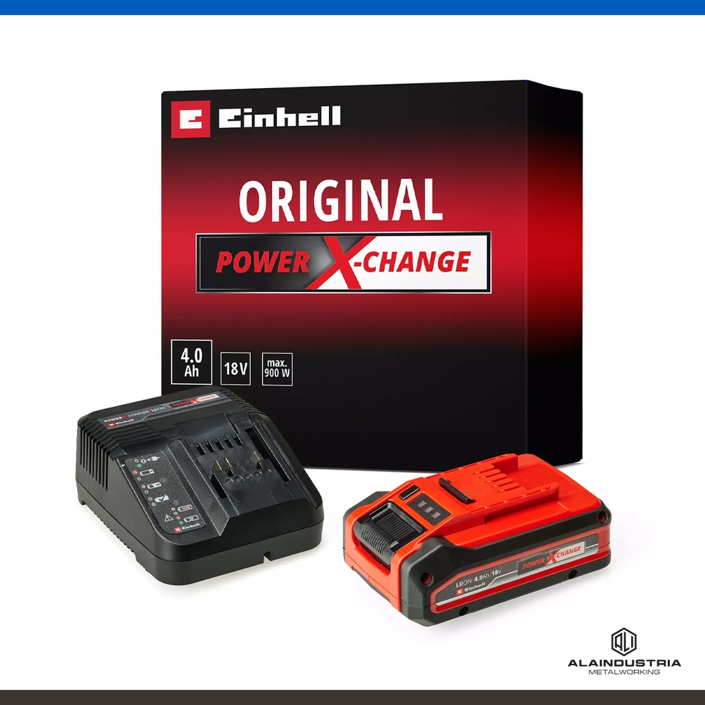 KIT CARGADOR Y BATERÍA 18V 4.0 Ah EINHELL PXC