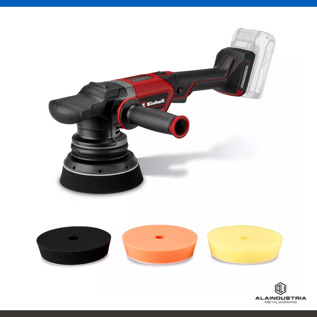 LUSTRALIJADORA ROTO ORBITAL A BATERÍA 125mm 18v EINHELL CP-EP 18/125 Li BL (sin batería/cargador)