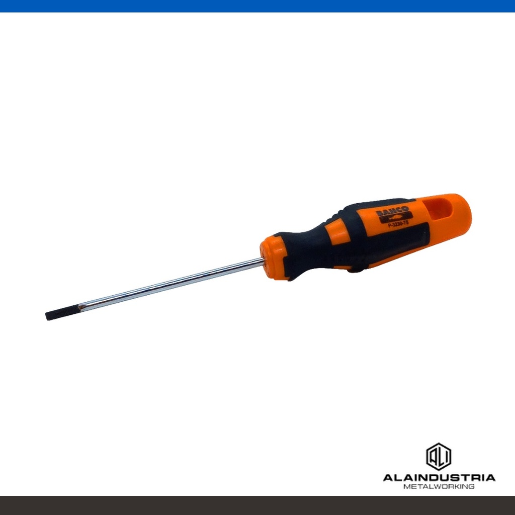 DESTORNILLADOR PUNTA PLANA RECTA 125mm 4.0mm BAHCO PREMIUM P-3000