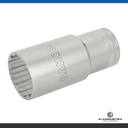 BOCALLAVE ESTRIADO ENCASTRE 1/2"  24mm BAHCO