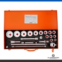 JUEGO DE BOCALLAVES 3/4" ACERO 24 pzs. BAHCO