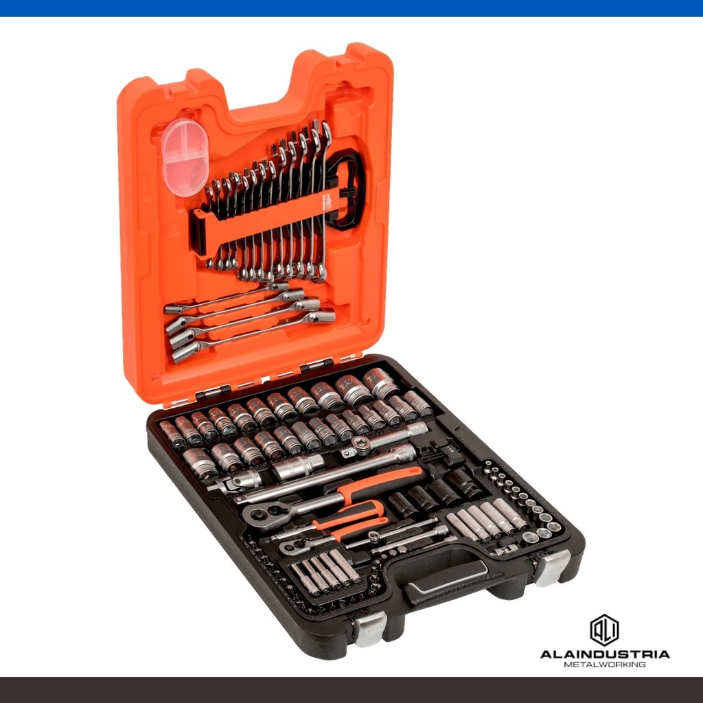 JUEGO DE BOCALLAVES 1/4" 106 pzs. BAHCO