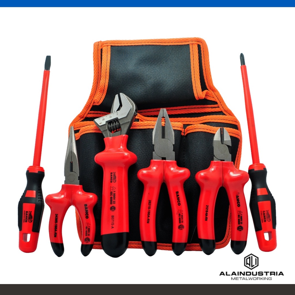KIT DE HERRAMIENTAS AISLADAS 6 pzs BAHCO