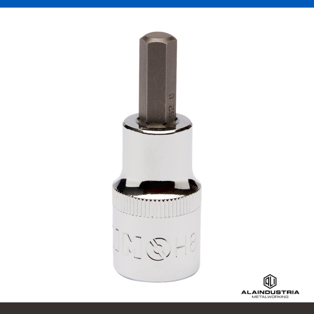 BOCALLAVE PUNTA HEXAGONAL (ALLEN) ENCASTRE 1/2" 17 Imm IRIMO