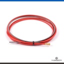 LINER- SIRGA ACERO 0.9MM L:4.4M ROJO