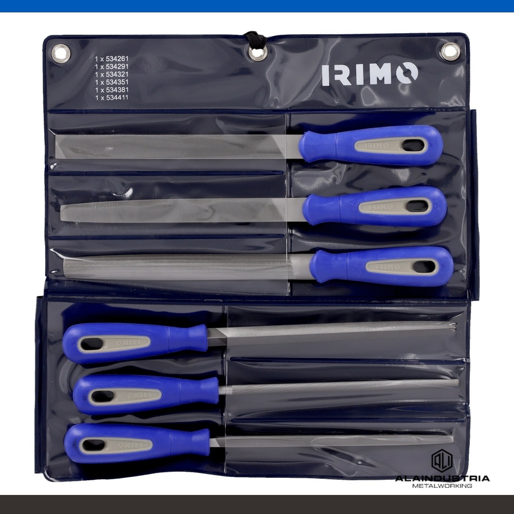 JUEGO DE LIMAS PLANAS PARALELAS 6 pzs. IRIMO
