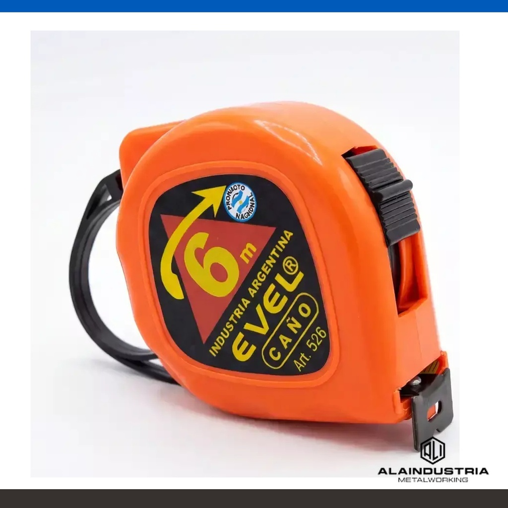 CINTA MÉTRICA 6M X25mm EVEL PREMIUMBLOK