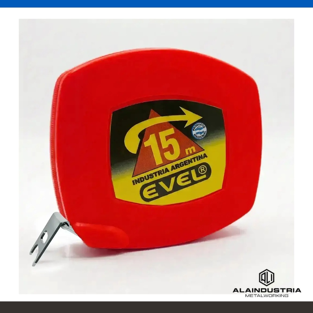 CINTA MÉTRICA ENROLLABLE 15M X12,5mm EVEL PREMIUM