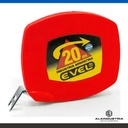 CINTA MÉTRICA ENROLLABLE 20M X12,5mm EVEL PREMIUM