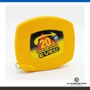 CINTA MÉTRICA ENROLLABLE 20M X12,5mm EVEL PROFESIONAL