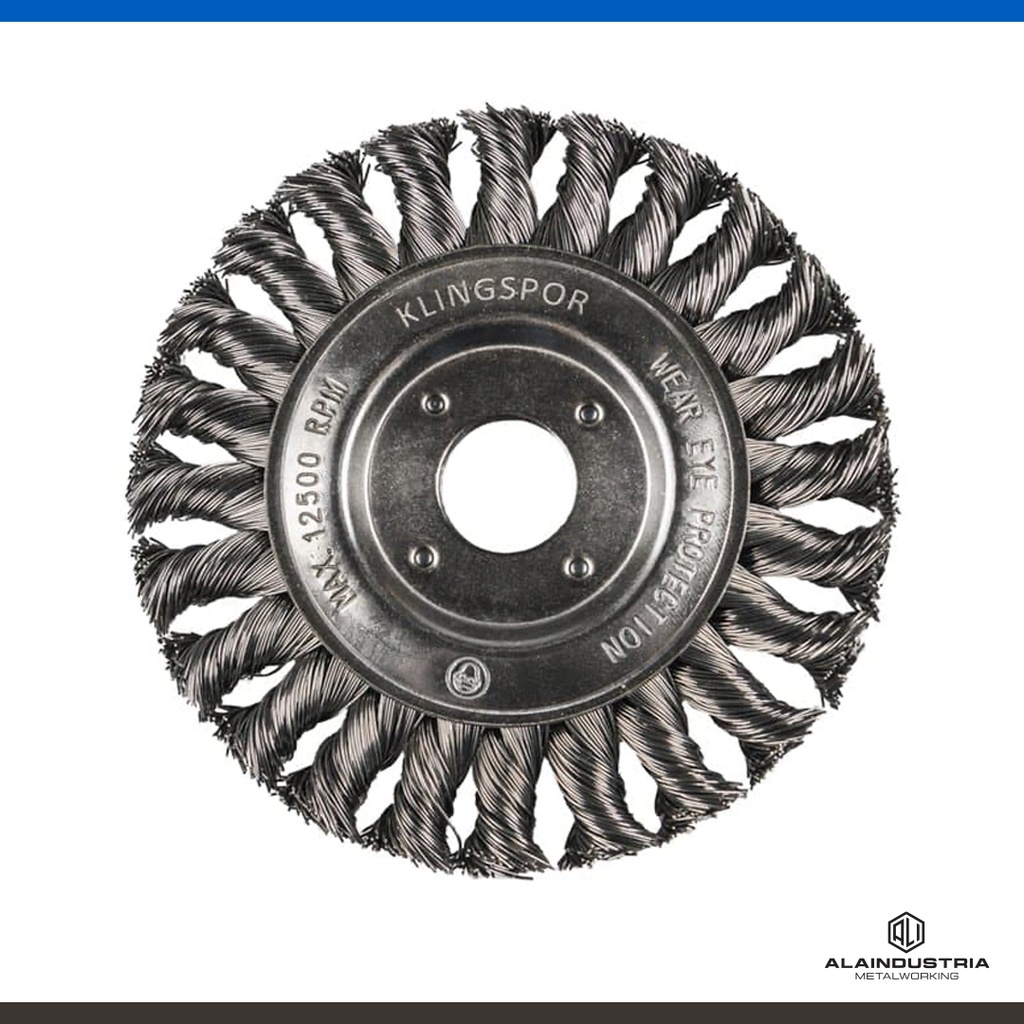 CEPILLO CIRCULAR TRENZADO ACERO Ø115 x 14 x 22 KLINGSPOR BR 600 Z