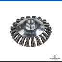 CEPILLO CONICO TRENZADO ACERO Ø115 x M14 KLINGSPOR BK 600 Z