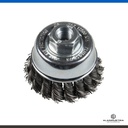 CEPILLO COPA TRENZADO ACERO Ø100 x M14 KLINGSPOR BT 600 Z