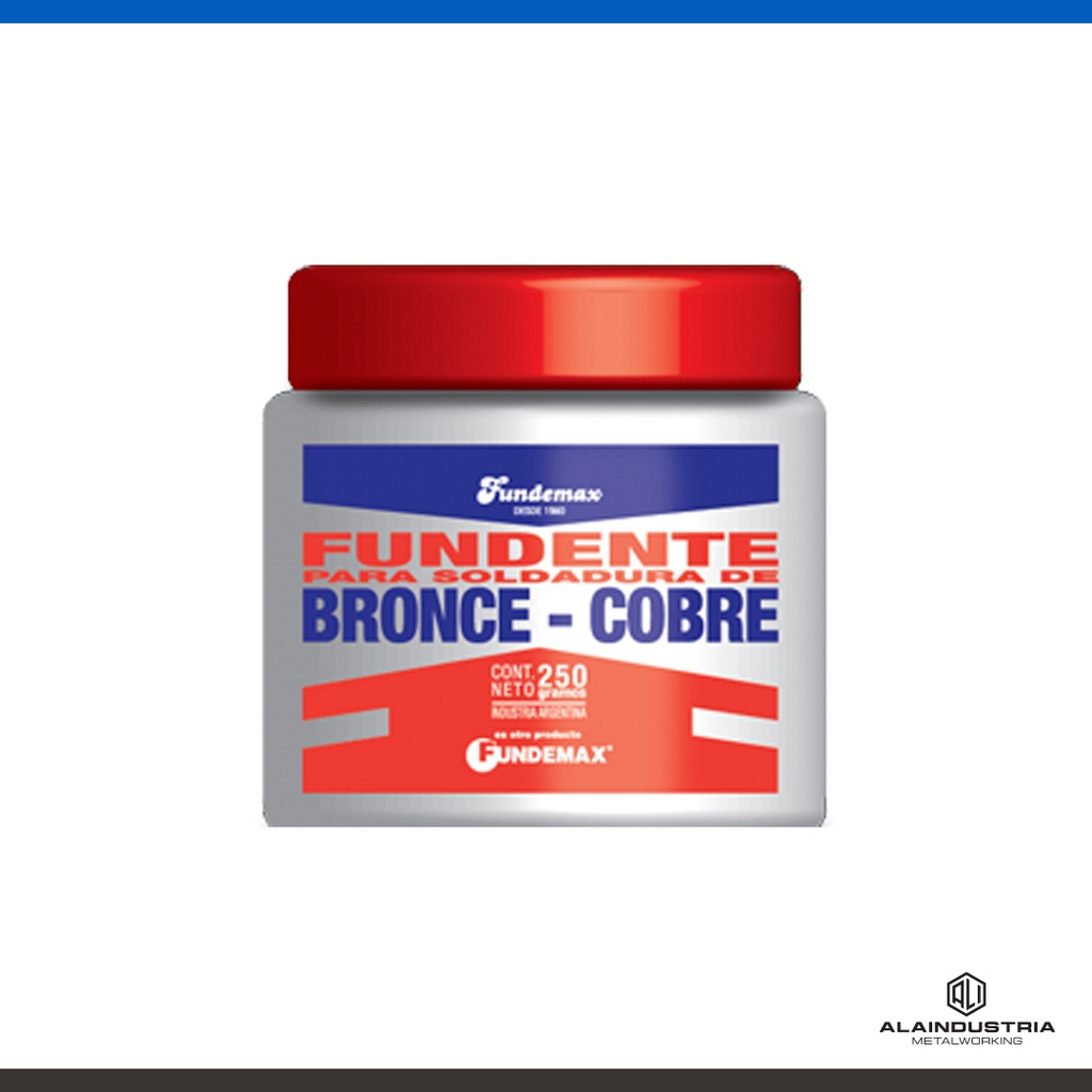 FUNDENTE PARA BRONCE/COBRE x 250 gr. FUNDEMAX