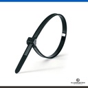 PRECINTO PLÁSTICO NEGRO (150X3.6)mm 18kg x 100 un.
