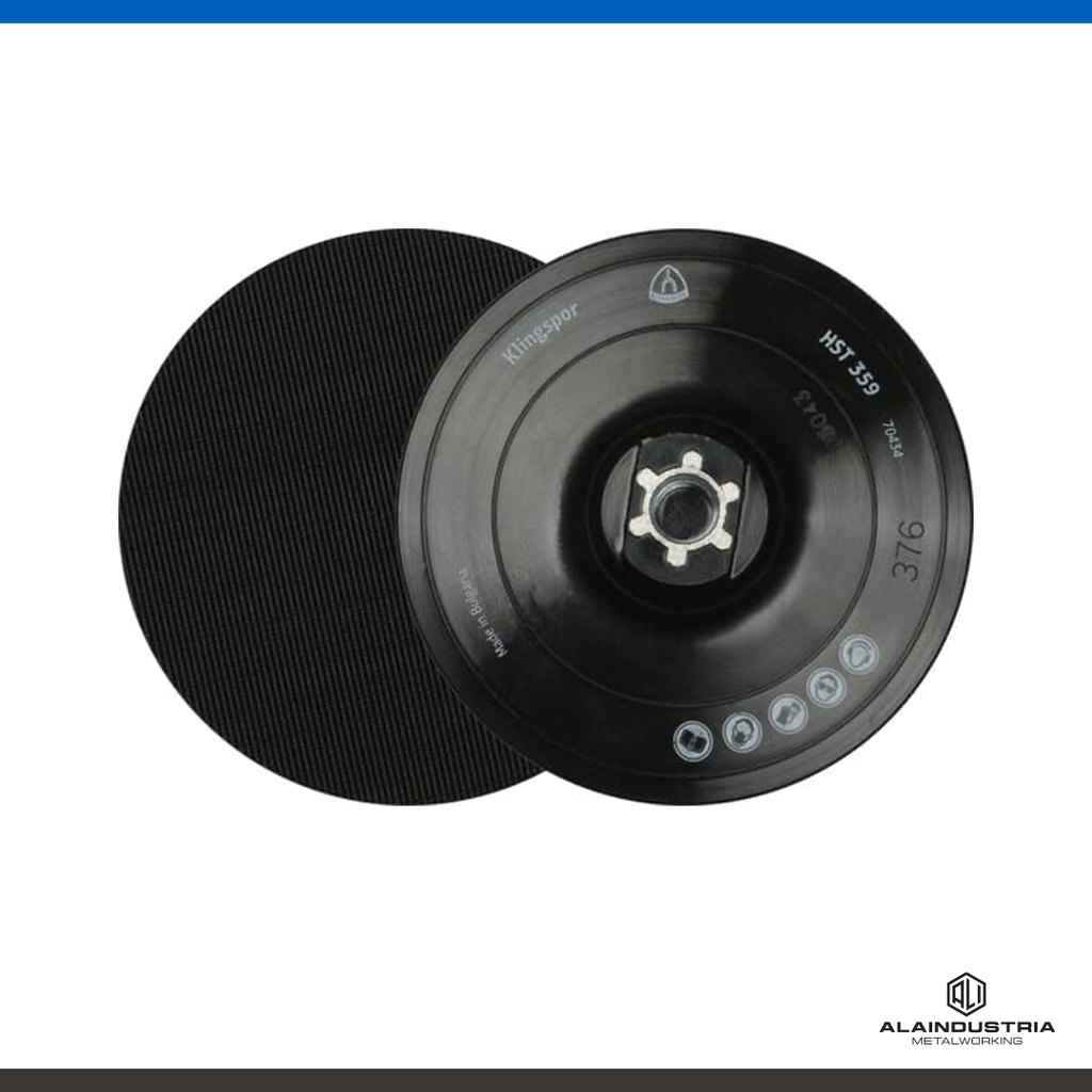 SOPORTE FLEXIBLE PARA DISCO ABRASIVO CON VELCRO Ø150mm - M 14 KLINGSPOR HST 359