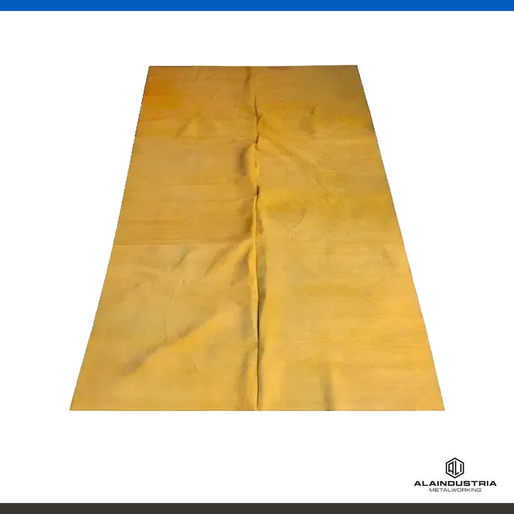 MANTA CUERO DESCARNE 1X2 mts AMARILLA SEGOD