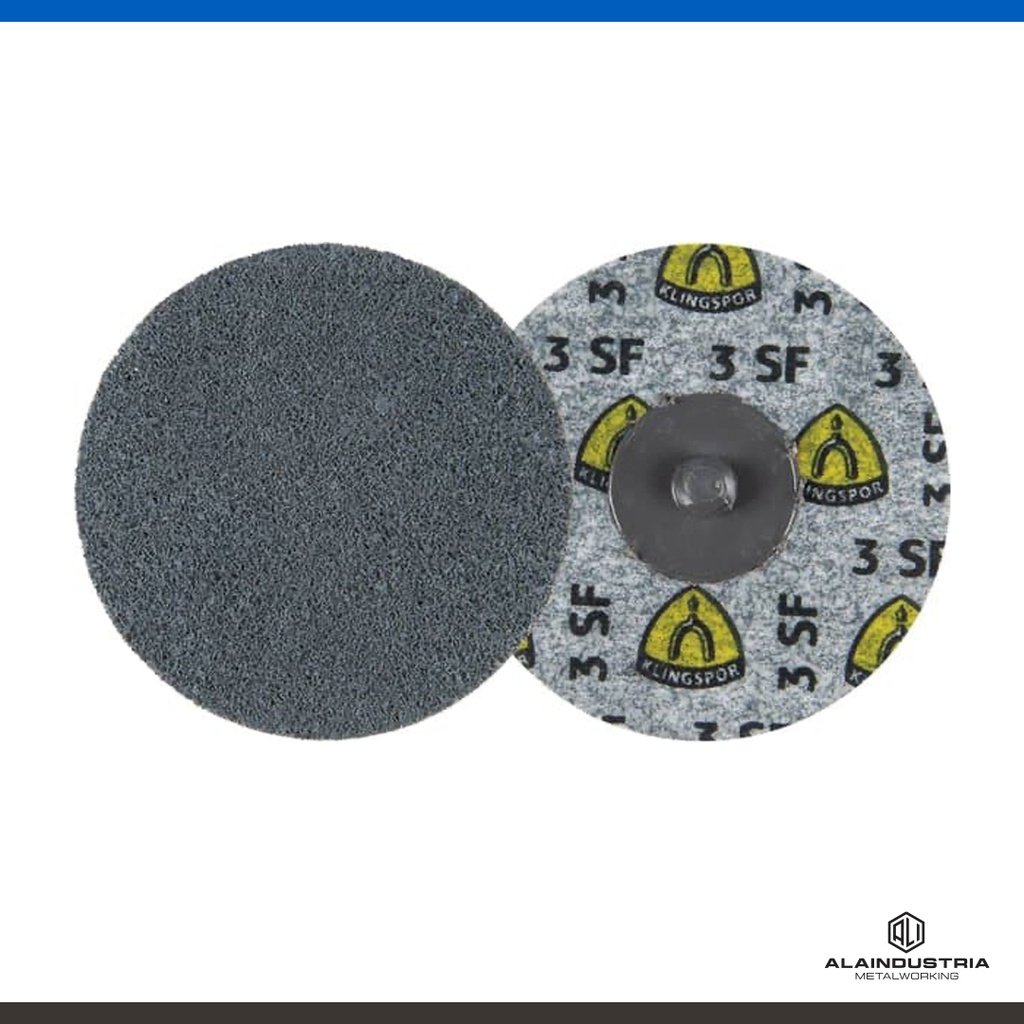 DISCO DE CAMBIO RÁPIDO ÓX. ALUMINIO/ CARB. SILICIO Ø50mm BLANDO - GRIS KLINGSPOR QRC 500