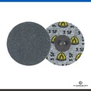 DISCO DE CAMBIO RÁPIDO ÓX. ALUMINIO/ CARB. SILICIO Ø50mm DURO - GRIS KLINGSPOR QRC 500
