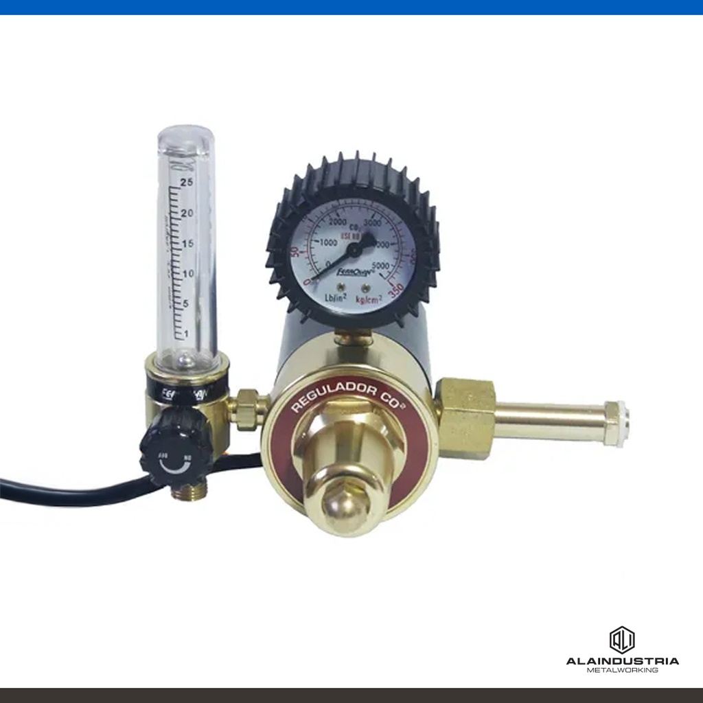 REGULADOR DE CO2 CON CALEFACTOR Y CAUDALIMETRO FERROLAN INDUSTRIAL FE060