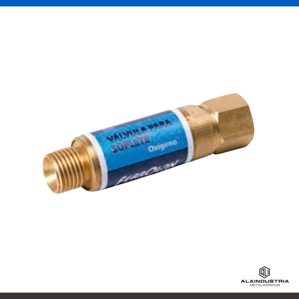 VÁLVULA ANTI-RETROCESO GAS P/ SP 450 3/8 IZQUIERDA FERROLAN
