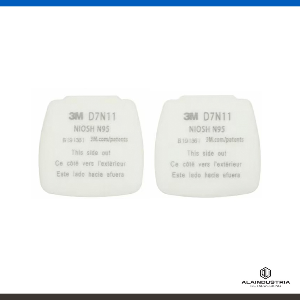 FILTRO DE PARTÍCULAS N95 3M SECURE CLICK D7N11