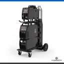 SOLDADORA MULTIPROCESO 500 AMPERS AXO X-MIG 5003 SINERGICA + TORCHA 500+ DEBANADOR
