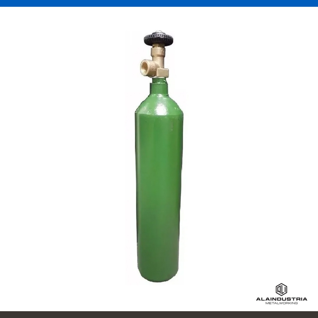 CILINDRO PARA NITRÓGENO 4 m3 VERDE DRAGO