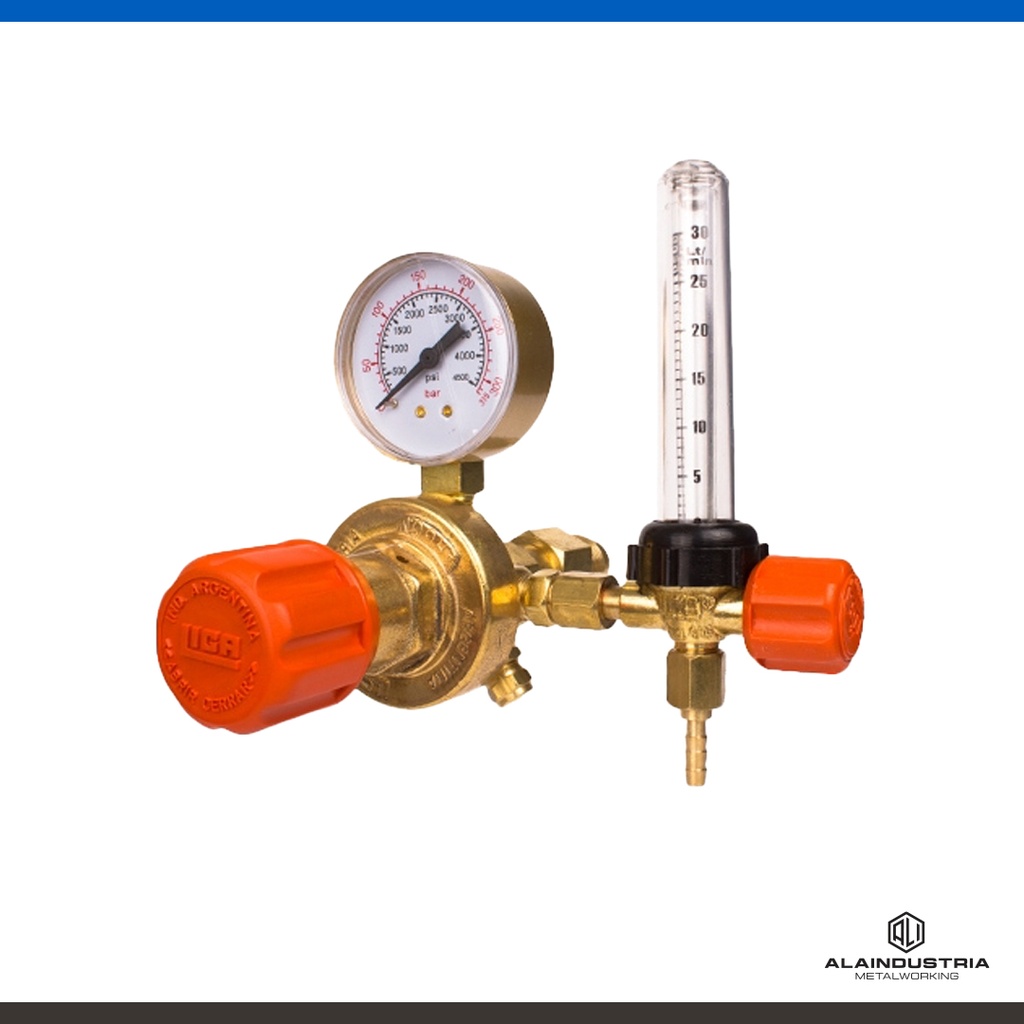 REGULADOR DE ARGON CON CAUDALIMETRO LIGA VALR-025