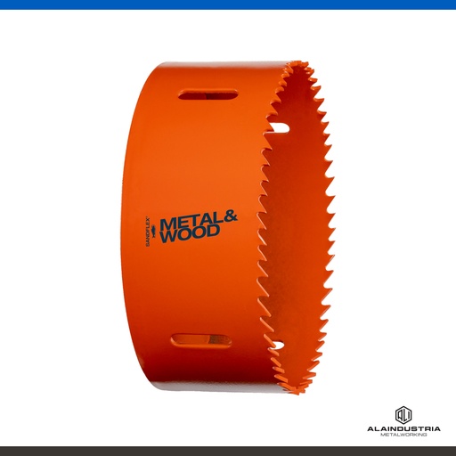 [201824] SIERRA COPA BI-METÁLICA P/MADERA Y METAL Ø22mm  BAHCO SANFLEX