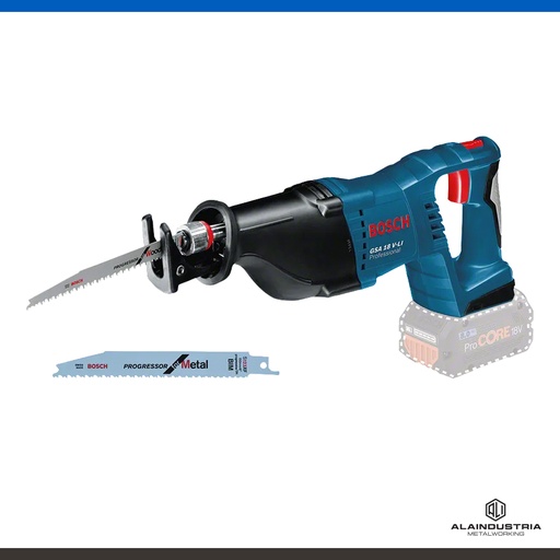[202693] SIERRA SABLE A BATERIA 18V BOSCH GSA 18 V-Li (sin batería/cargador)