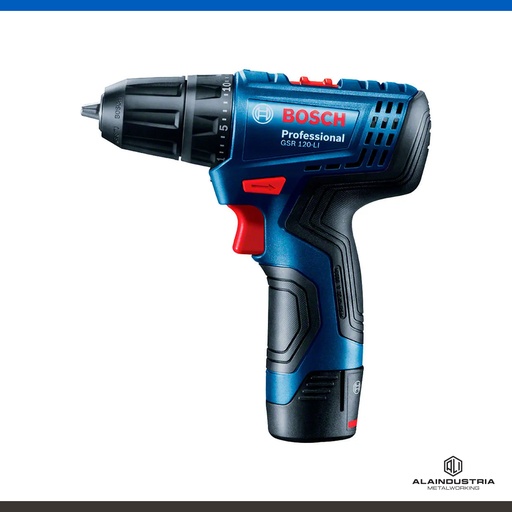 [202708] TALADRO ATORNILLADOR A BATERIA 12V BOSCH GSR 120-Li 8sin batería/cargador)