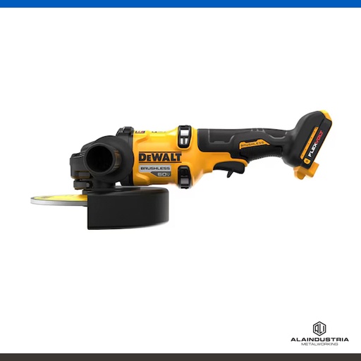 [202739] AMOLADORA ANGULAR A BATERIA 60V 180mm DEWALT DCG440BB2 (sin batería/cargador)