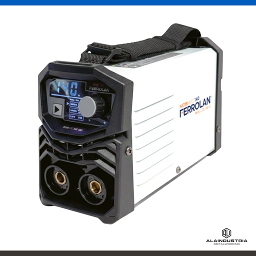 [202916] SOLDADORA INVERTER 140 ampers FERROLAN  MOBIARC 140 3 EN 1:mmA-mmA PULSADO-LIFT TIG