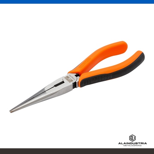 [203552] ALICATE DE BOCA SEMIREDONDA PLANA 160mm BAHCO
