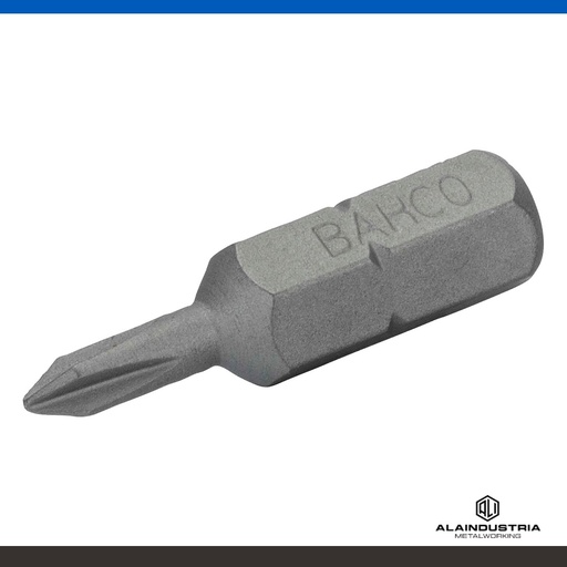 [203616] PUNTA 1/4 ESTANDARD PARA TORNILLOS DE CABEZA PHILLIPS PH2 25mm BAHCÓX 100 un