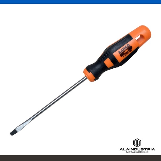 [203645] DESTORNILLADOR PUNTA PLANA CÓNICA 125mm 4.0mm BAHCO PREMIUM P-3000