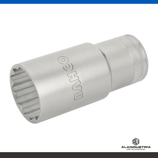 [203756] BOCALLAVE ESTRIADO ENCASTRE 1/2"  15mm BAHCO