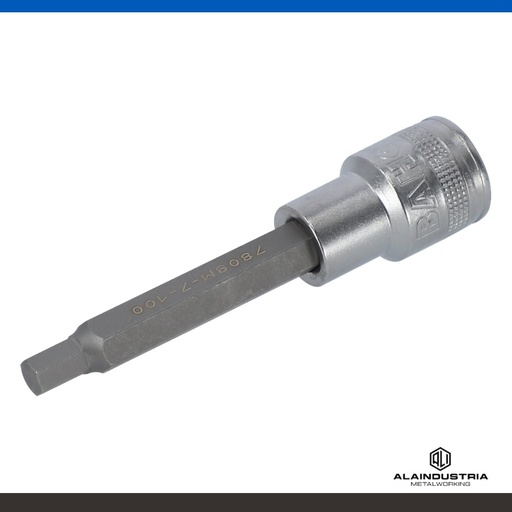 [203824] BOCALLAVE PUNTA HEXAGONAL 7mm 1/2" BAHCO