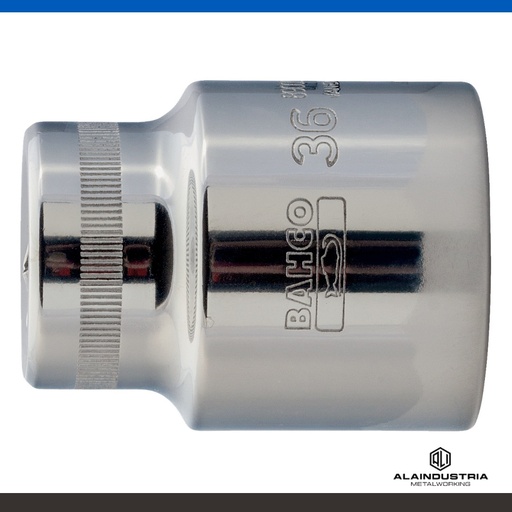 [203865] BOCALLAVE ESTRIADO ENCASTRE 3/4" 42mm BAHCO