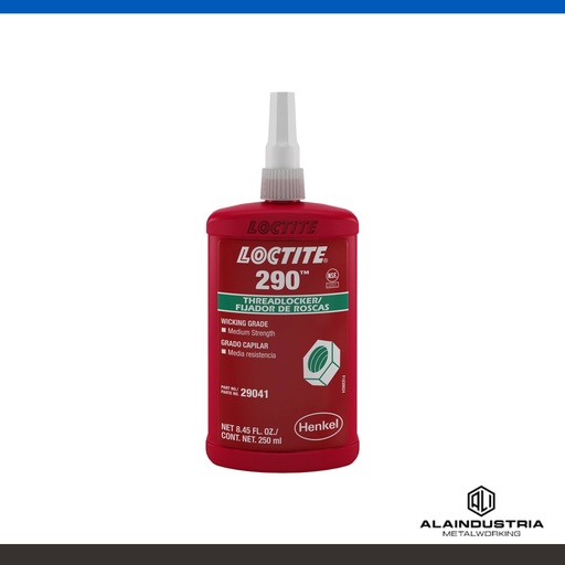 [203323] FIJADOR DE ROSCAS CAPILAR 250ml LOCTITE 290