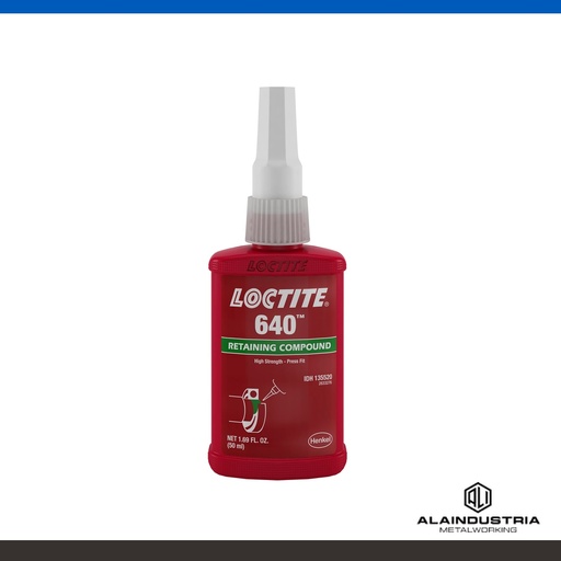 [203329] FIJADOR DE PARTES CILÍNDRICAS CURADO LENTO 50ml LOCTITE 640