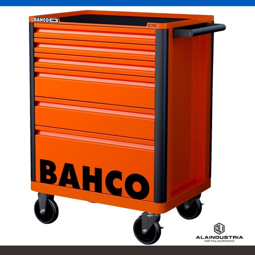 [203372] CARRO DE HERRAMIENTAS SERIE E72 6 CAJONES NARANJA BAHCO