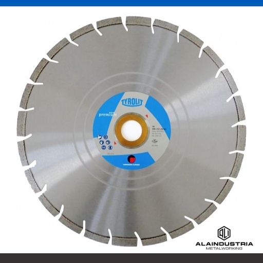 [205749] DISCO DIAMANTADO HORMIGÓN CURADO Ø455 x 50 mm TYROLIT PREMIUM
